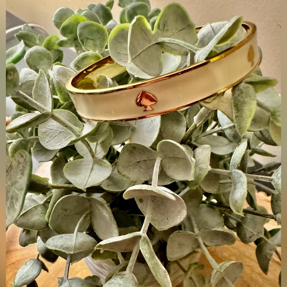 kate spade Jewelry - Kate Spade Ivory Enamel Bracelet